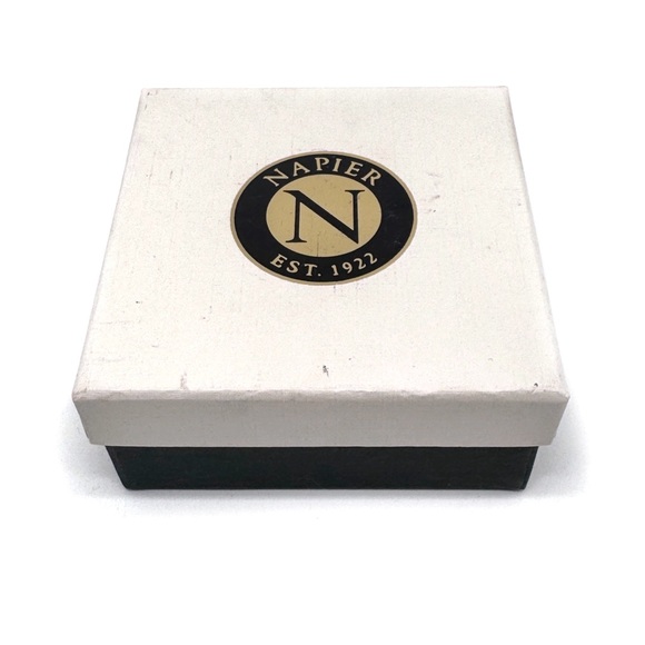 Napier Multicolored Rhinestone Butterfly Brooch - Picture 11 of 11